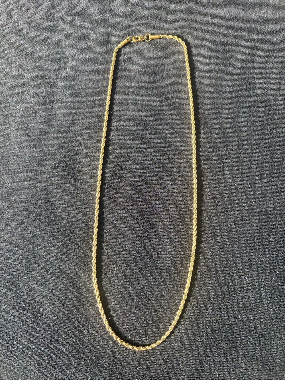 18k Gold Rope Chain